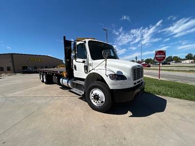 Freightliner M2 Tandem Axle Flatbed Truck - 350HP, 6 Speed Automatic
