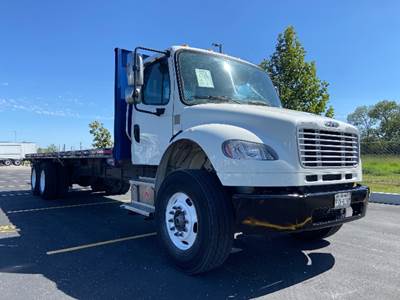 Freightliner M2 Tandem Axle Flatbed Truck - 300HP, 10 Speed Manual