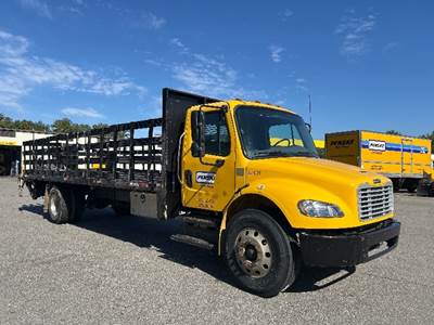 Freightliner M2 Flatbed Truck - 220HP, 7 Speed Automatic
