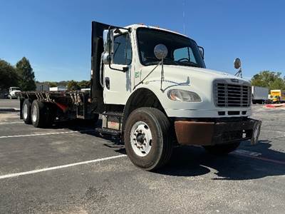 Freightliner M2 Tandem Axle Flatbed Truck - 350HP, 6 Speed Automatic