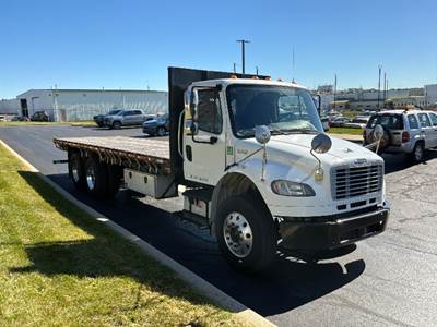 Freightliner M2 Tandem Axle Flatbed Truck - 330HP, 6 Speed Automatic