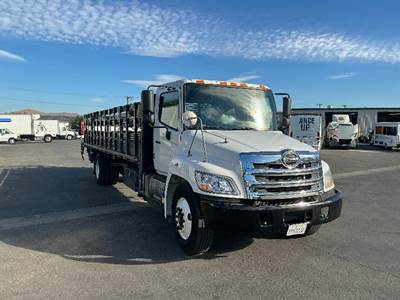 Hino 268 26 ft Flatbed Truck - 230HP, 6 Speed Automatic