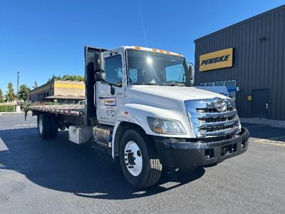 Hino 268 26 ft Flatbed Truck - 230HP, 6 Speed Automatic