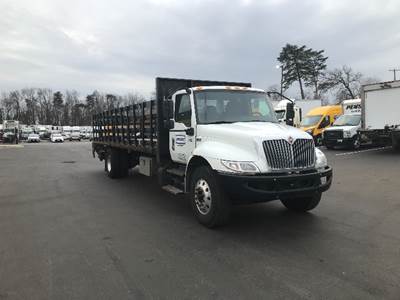 International MV607 Flatbed Truck - 220HP, 6 Speed Automatic