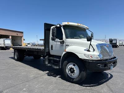 International MV607 Flatbed Truck - 220HP, 6 Speed Automatic