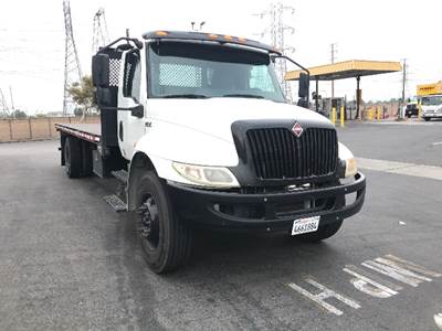 International MV607 24 ft Flatbed Truck - 220HP, 6 Speed Automatic