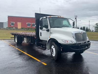 International MV607 Flatbed Truck - 220HP, 6 Speed Automatic