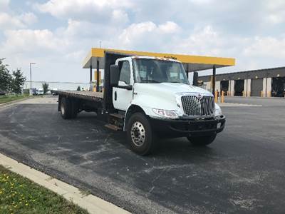 International MV607 Flatbed Truck - 240HP, 6 Speed Automatic