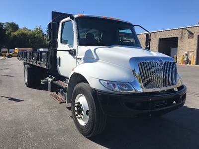 International MV607 Flatbed Truck - 220HP, 6 Speed Automatic
