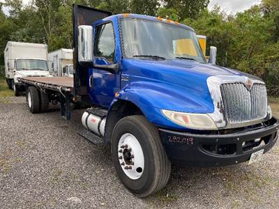 International MV607 Flatbed Truck - 240HP, 7 Speed Automatic
