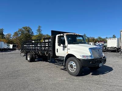International MV607 Flatbed Truck - 240HP, 6 Speed Automatic