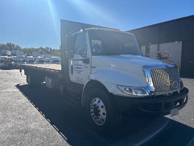 International MV607 Flatbed Truck - 220HP, 6 Speed Automatic