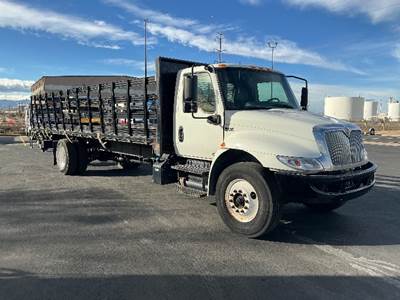 International MV607 Flatbed Truck - 220HP, 7 Speed Automatic