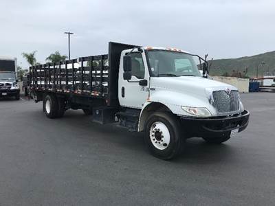 International MV607 Flatbed Truck - 220HP, 6 Speed Automatic