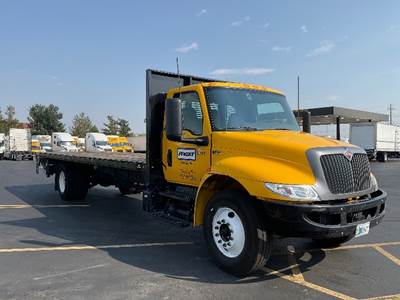 International MV607 Flatbed Truck - 220HP, 6 Speed Automatic