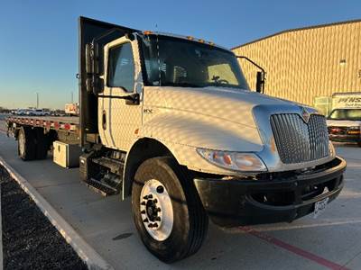 International MV607 Flatbed Truck - 220HP, 7 Speed Automatic