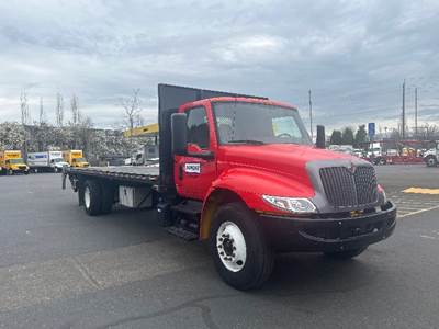 International MV607 Flatbed Truck - 220HP, 6 Speed Automatic