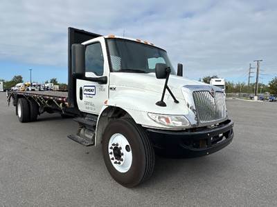 International MV607 Flatbed Truck - 220HP, 6 Speed Automatic