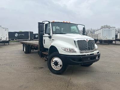 International MV607 Flatbed Truck - 220HP, 6 Speed Automatic