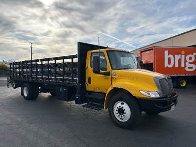 International MV607 Flatbed Truck - 220HP, 6 Speed Automatic