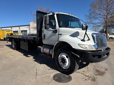 International MV607 Flatbed Truck - 260HP, 6 Speed Automatic