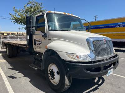 International MV607 Flatbed Truck - 220HP, 6 Speed Automatic