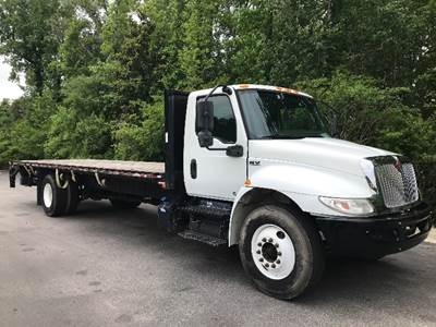International MV607 Flatbed Truck - 220HP, 7 Speed Automatic
