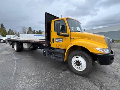 International MV607 Flatbed Truck - 220HP, 6 Speed Automatic