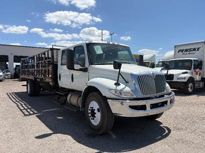 International MV607 Flatbed Truck - 240HP, 6 Speed Automatic