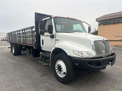International MV607 Flatbed Truck - 250HP, 6 Speed Automatic