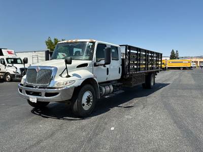 International MV607 Flatbed Truck - 240HP, 6 Speed Automatic