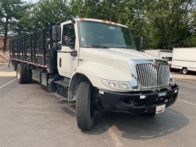 International MV607 Flatbed Truck - 220HP, 6 Speed Automatic