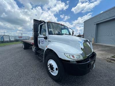International MV607 Flatbed Truck - 220HP, 7 Speed Automatic