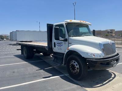 International MV607 Flatbed Truck - 220HP, 6 Speed Automatic
