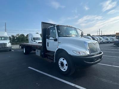 International MV607 Flatbed Truck - 220HP, 7 Speed Automatic