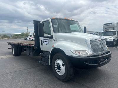 International MV607 Flatbed Truck - 220HP, 6 Speed Automatic