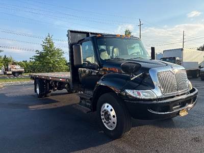 International MV607 Flatbed Truck - 220HP, 6 Speed Automatic