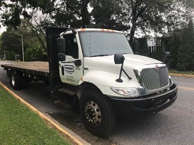 International MV607 Flatbed Truck - 260HP, 6 Speed Automatic