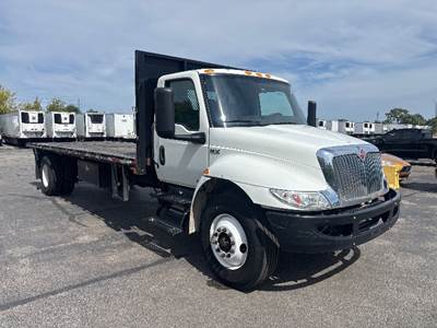 International MV607 Flatbed Truck - 240HP, 6 Speed Automatic