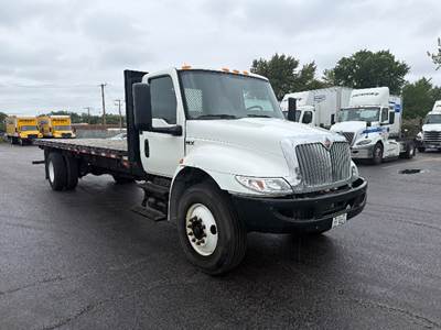 International MV607 Flatbed Truck - 220HP, 6 Speed Automatic