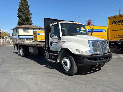International MV607 Flatbed Truck - 220HP, 6 Speed Automatic