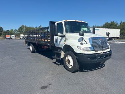 International MV607 Flatbed Truck - 220HP, 7 Speed Automatic