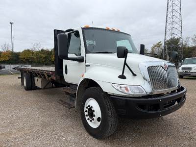 International MV607 Flatbed Truck - 220HP, 6 Speed Automatic