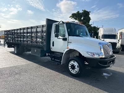 International MV607LP Flatbed Truck - 220HP, 7 Speed Automatic