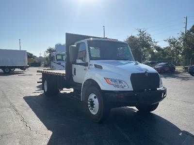 International MV607N Flatbed Truck - 220HP, 6 Speed Automatic