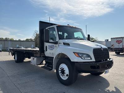 International MV607N Flatbed Truck - 220HP, 6 Speed Automatic