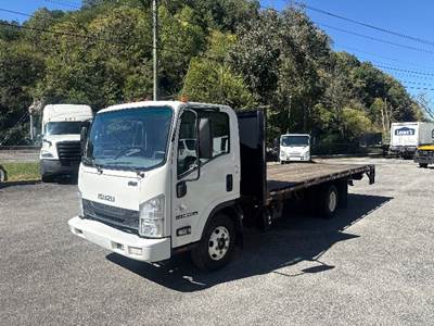 Isuzu NPR Flatbed Truck - 215HP, 6 Speed Automatic
