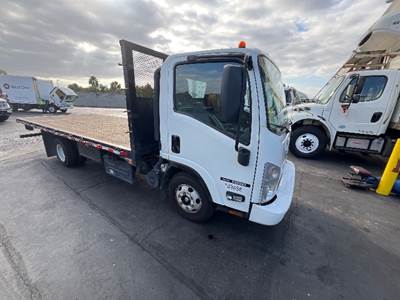 Isuzu NPR Flatbed Truck - 215HP, 6 Speed Automatic