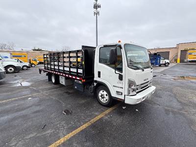 Isuzu NPR Flatbed Truck - 215HP, 6 Speed Automatic