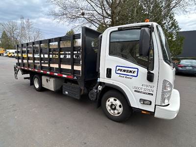Isuzu NPR Flatbed Truck - 215HP, 6 Speed Automatic